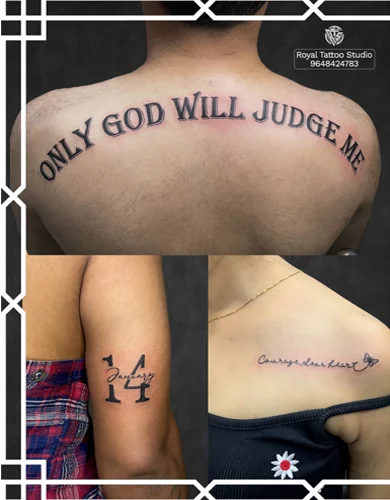 Fonts Tattoo Designs